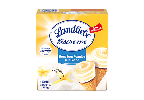 Landliebe Bourbon Vanille mit Sahne